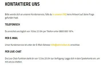 admiral bet kontakt|Impressum .